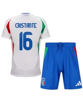 Italia Bryan Cristante #16 Maglia Gara Trasferta Repliche Europei 2024 Bambino